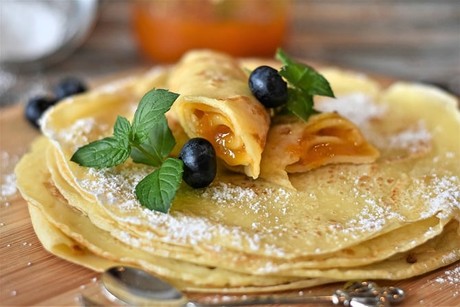 Authentic French Crepes At Michel's Corner Crepes
